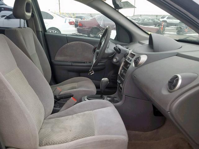 1G8AL55B07Z168126 - 2007 SATURN ION LEVEL GRAY photo 5