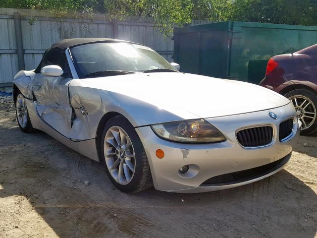 4USBT33585LS55603 - 2005 BMW Z4 2.5 SILVER photo 1