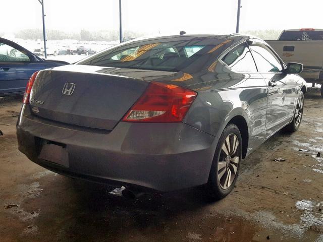 1HGCS1B85CA009759 - 2012 HONDA ACCORD EXL GRAY photo 4