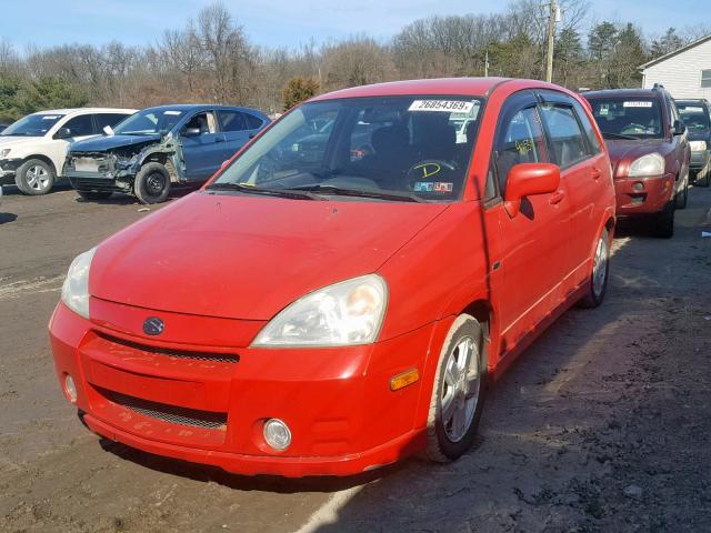 JS2RD41H235201287 - 2003 SUZUKI AERIO SX RED photo 2