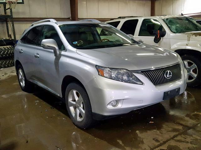 2T2BK1BA5BC093116 - 2011 LEXUS RX 350 SILVER photo 1