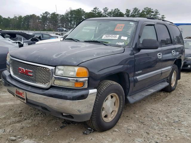 1GKEC13V54J231619 - 2004 GMC YUKON GRAY photo 2