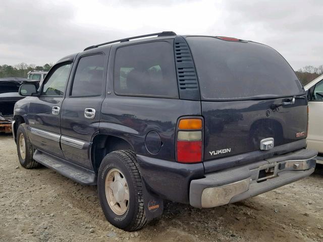 1GKEC13V54J231619 - 2004 GMC YUKON GRAY photo 3