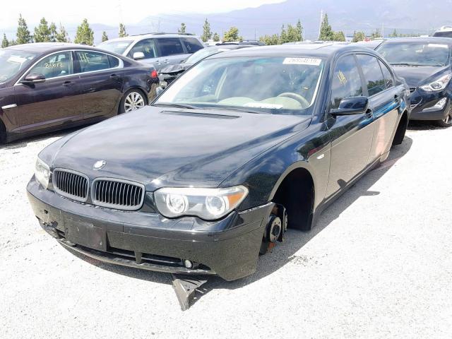 WBAGN63433DR08759 - 2003 BMW 745 LI BLACK photo 2