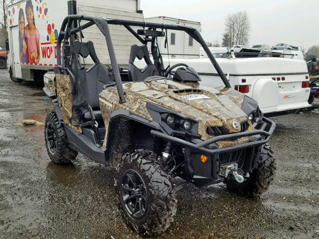 3JBKKAP28HJ000163 - 2017 CAN-AM COMMANDER BLACK photo 1