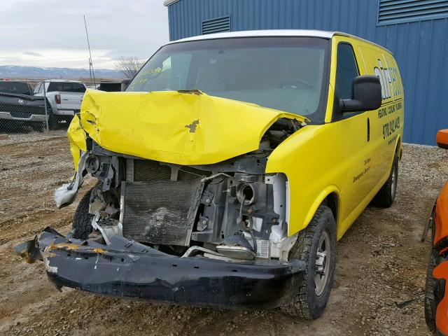 1GTFH154181149169 - 2008 GMC SAVANA G15 YELLOW photo 2