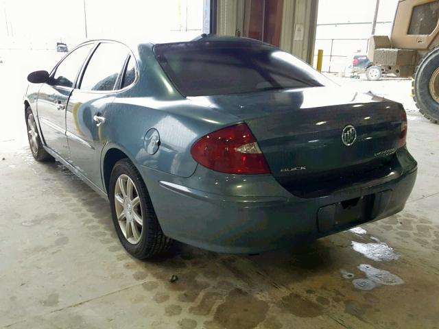 2G4WE587261221277 - 2006 BUICK LACROSSE C GREEN photo 3