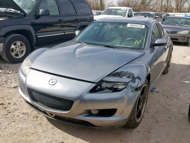 JM1FE173640116391 - 2004 MAZDA RX8 SILVER photo 2