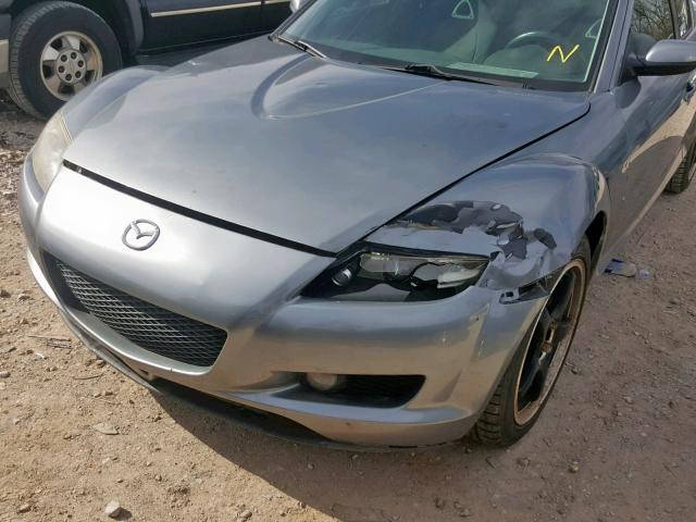 JM1FE173640116391 - 2004 MAZDA RX8 SILVER photo 9