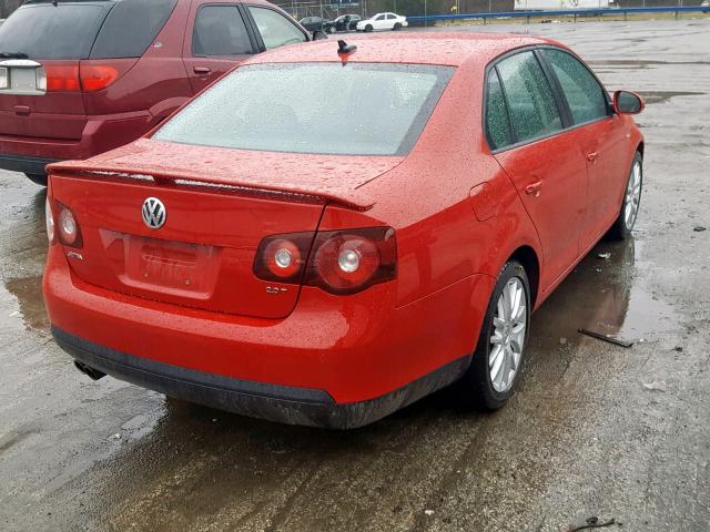 3VWRA71K09M015912 - 2009 VOLKSWAGEN JETTA WOLF RED photo 4