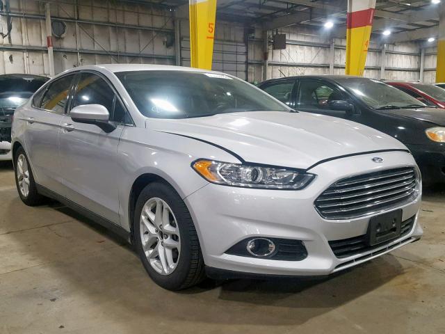 1FA6P0G78E5378334 - 2014 FORD FUSION S GRAY photo 1