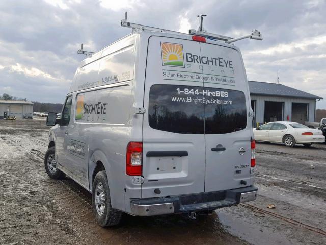 1N6AF0LY0CN110376 - 2012 NISSAN NV 2500 SILVER photo 3