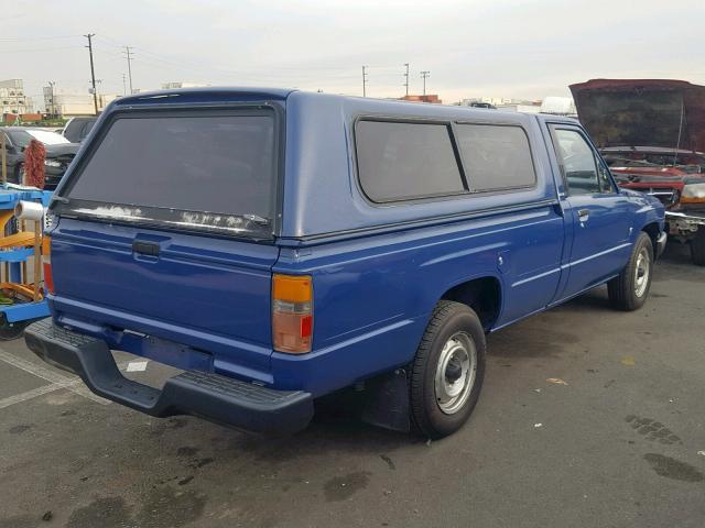 JT4RN55E4H0235443 - 1987 TOYOTA PICKUP 1 T BLUE photo 4