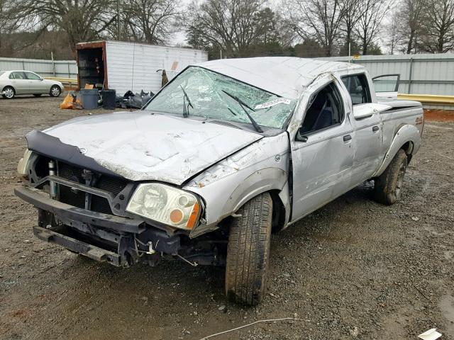 1N6ED29Y74C447649 - 2004 NISSAN FRONTIER C SILVER photo 2