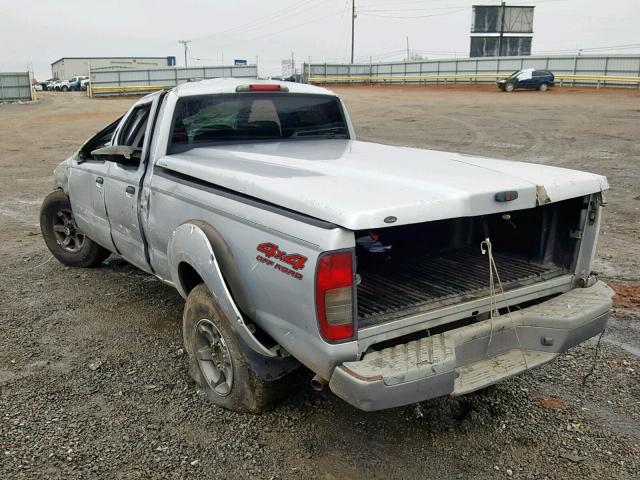 1N6ED29Y74C447649 - 2004 NISSAN FRONTIER C SILVER photo 3