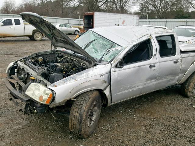 1N6ED29Y74C447649 - 2004 NISSAN FRONTIER C SILVER photo 9