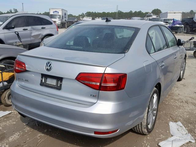 3VWL07AJ3FM357978 - 2015 VOLKSWAGEN JETTA SEL SILVER photo 4