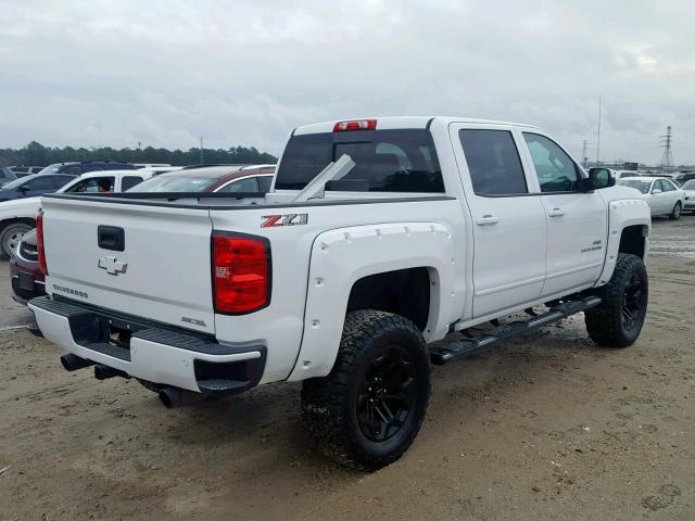 3GCUKREC6JG100121 - 2018 CHEVROLET SILVERADO WHITE photo 4