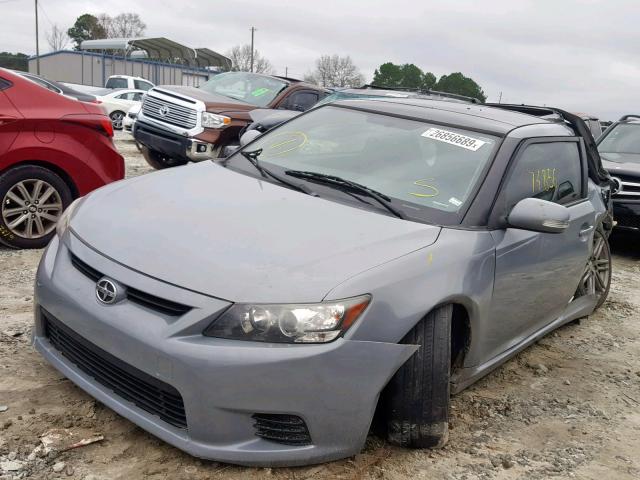 JTKJF5C74D3056724 - 2013 TOYOTA SCION TC ვერცხლისფერი ფოტო 2