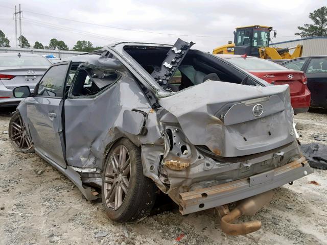 JTKJF5C74D3056724 - 2013 TOYOTA SCION TC ვერცხლისფერი ფოტო 3