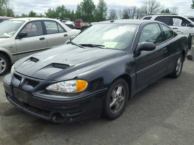 1G2NV12E04C161463 - 2004 PONTIAC GRAND AM G BLACK photo 2