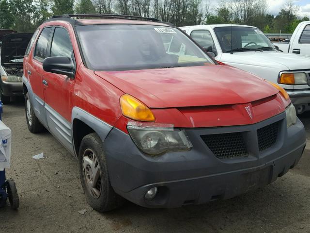 3G7DA03E51S549188 - 2001 PONTIAC AZTEK RED photo 1