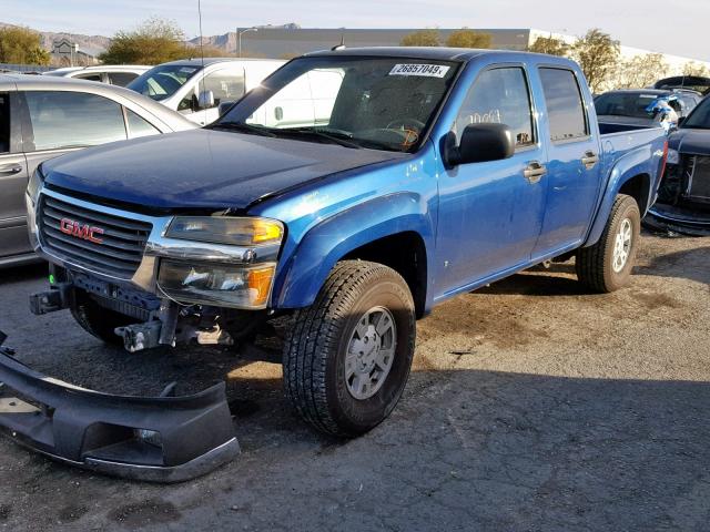 1GTDS136768116159 - 2006 GMC CANYON BLUE photo 2