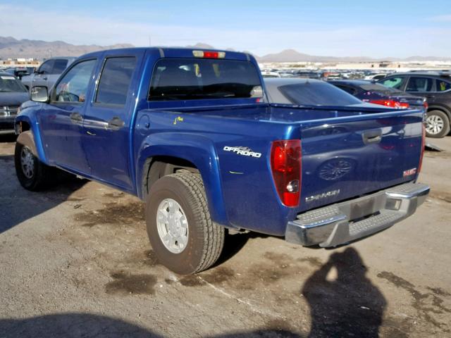 1GTDS136768116159 - 2006 GMC CANYON BLUE photo 3