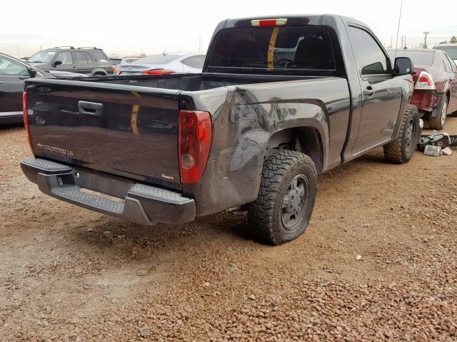 1GCCS249188212026 - 2008 CHEVROLET COLORADO L BLACK photo 4