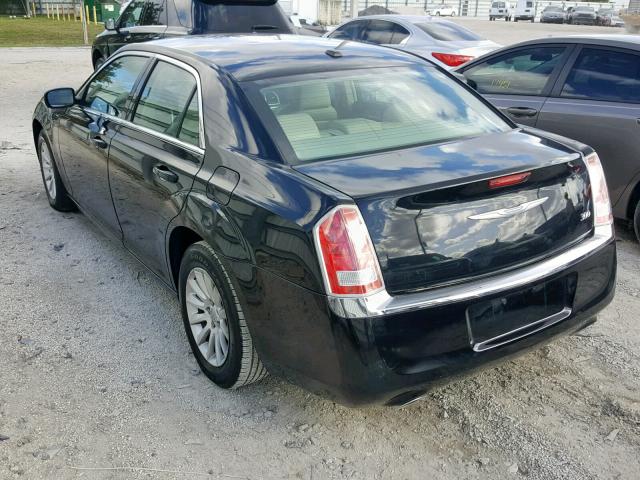 2C3CCAAGXEH127710 - 2014 CHRYSLER 300 BLACK photo 3