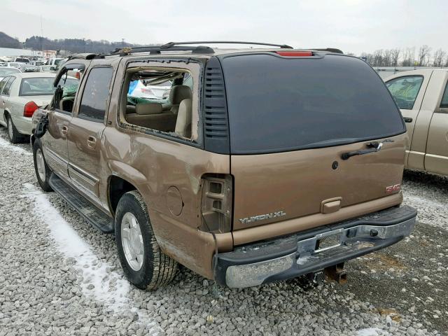 1GKFK16Z74R139385 - 2004 GMC YUKON XL K TAN photo 3