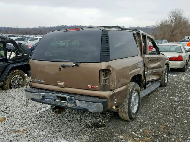 1GKFK16Z74R139385 - 2004 GMC YUKON XL K TAN photo 4