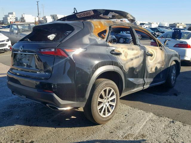 JTJYARBZ8H2071170 - 2017 LEXUS NX 200T BLACK photo 4