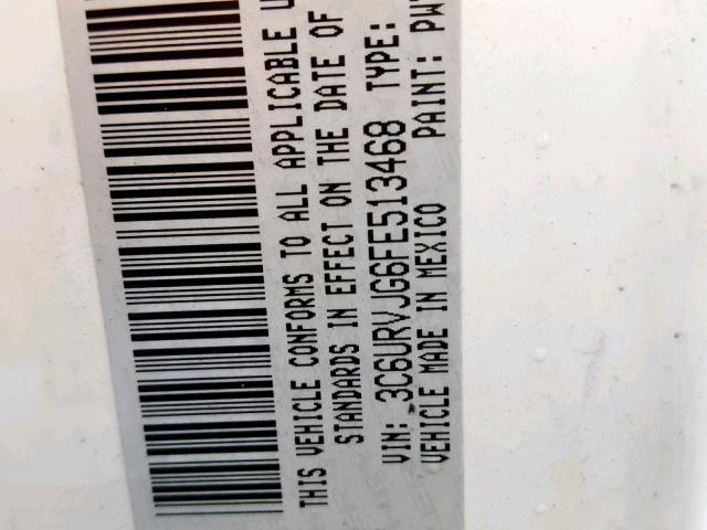 3C6URVJG6FE513468 - 2015 RAM PROMASTER 白色 照片 10