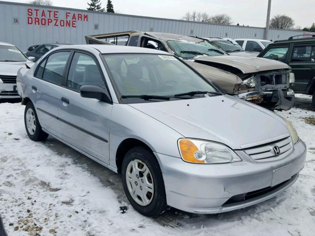 2HGES15152H587478 - 2002 HONDA CIVIC DX SILVER photo 1