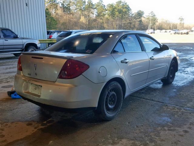 1G2ZF55B964242868 - 2006 PONTIAC G6 SE GRAY photo 4