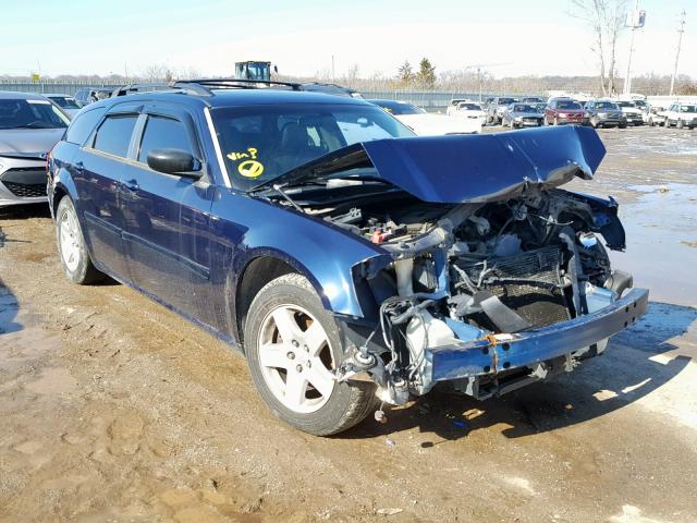 2D4FV48V25H116518 - 2005 DODGE MAGNUM SXT BLUE photo 1