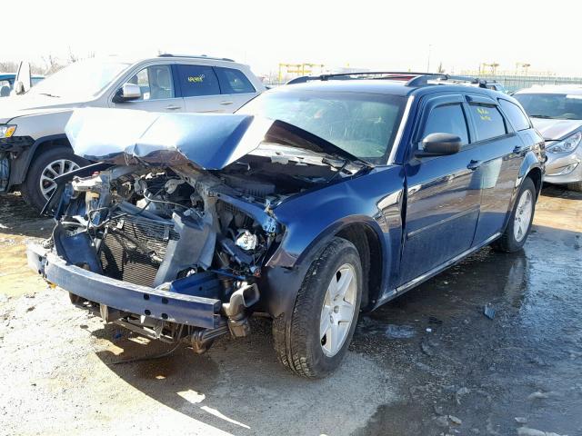 2D4FV48V25H116518 - 2005 DODGE MAGNUM SXT BLUE photo 2