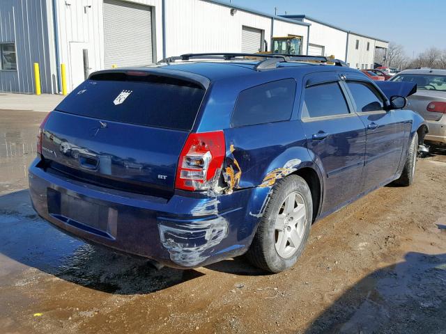 2D4FV48V25H116518 - 2005 DODGE MAGNUM SXT BLUE photo 4