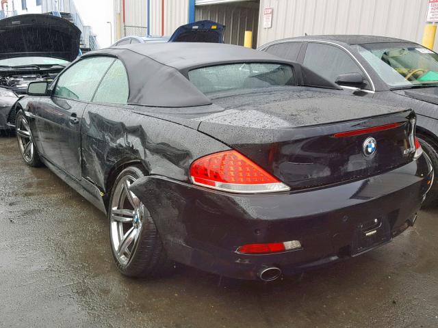 WBAEK13486CN79800 - 2006 BMW 650 I BLACK photo 3