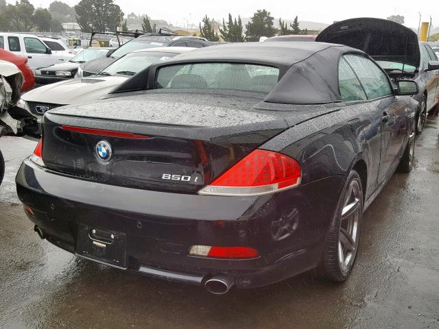 WBAEK13486CN79800 - 2006 BMW 650 I BLACK photo 4