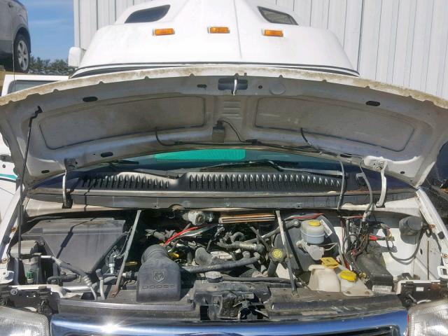 2B6KB31Z8YK105658 - 2000 DODGE RAM VAN B3 WHITE photo 7