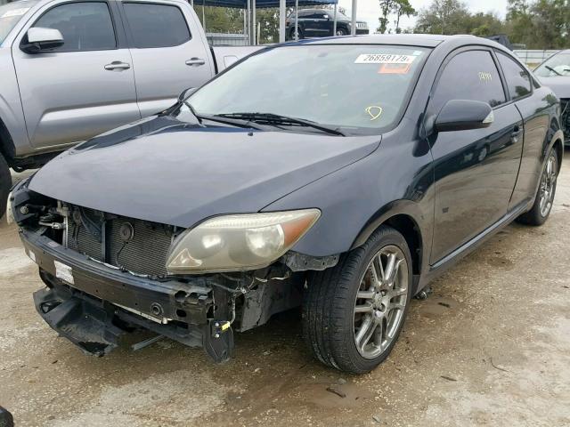 JTKDE177050016310 - 2005 TOYOTA SCION TC შავი ფოტო 2