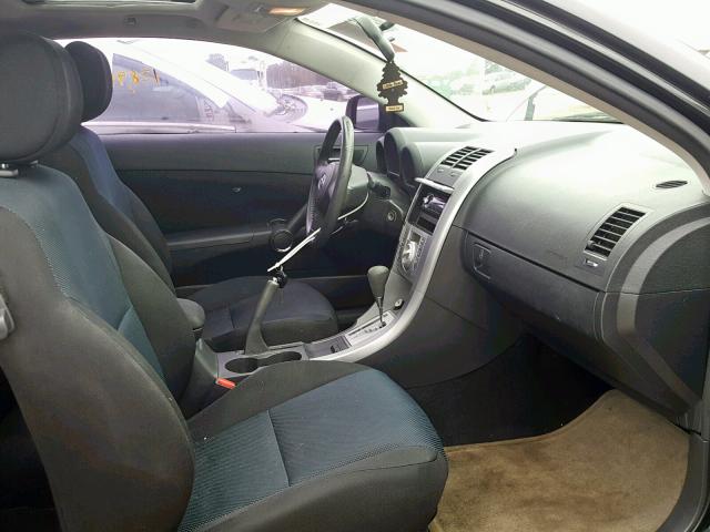 JTKDE177050016310 - 2005 TOYOTA SCION TC შავი ფოტო 5