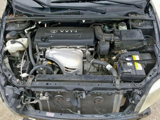 JTKDE177050016310 - 2005 TOYOTA SCION TC შავი ფოტო 7