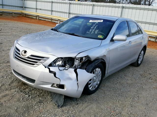 4T1BB46K89U106037 - 2009 TOYOTA CAMRY HYBR SILVER photo 2