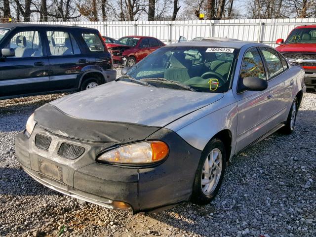 1G2NF52E94M550763 - 2004 PONTIAC GRAND AM S GRAY photo 2