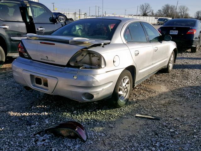 1G2NF52E94M550763 - 2004 PONTIAC GRAND AM S GRAY photo 4