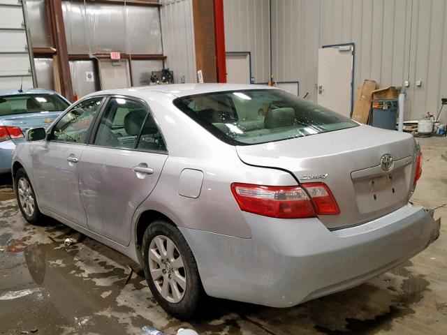 4T1BE46K27U191994 - 2007 TOYOTA CAMRY XLE SILVER photo 3