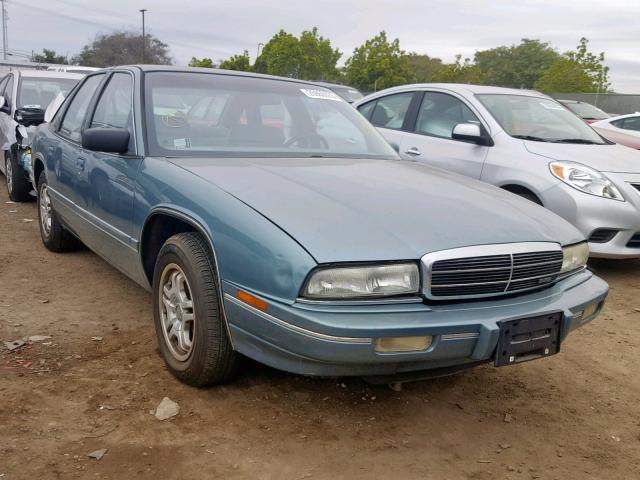 2G4WB54L8P1478926 - 1993 BUICK REGAL CUST BLUE photo 1